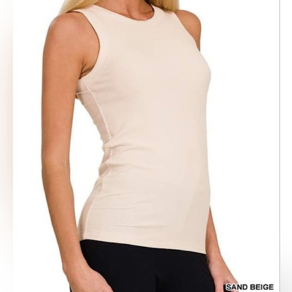 Zenana Ribbed Tank Top - Picture 5 of 5
